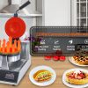 110 220V Digital Non-Stick Stainless Steel UFO Burger Maker Ice Cream Filling Waffle Sandwich Press for Hotels Coffee Shops