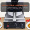 Electric 110V/220V 50-250℃/122-482℉ Non-Stick UFO Burger Ice Cream Filling Waffle Maker Sandwich Press Sandwich Waffles