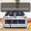 Professional High Quality Electric French Crepes Waffle Maker Taiwan Province Red Bean Cake Wheel Snack Machine New Condition