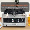Commercial Grade Stainless Steel Electric 3-Fish Taiyaki Waffle Maker Non-Stick Ice Cream Filling Condition New