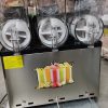 Commercial Electric 3-Tank Slush Machine Stainless Steel Vending Automatic Flavoured Space Frozen Drinks for Hotels