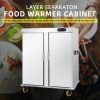 Commercial Multi Functional Heat Holding Cabinet Hotel Electric Mobile Banquet Cart with Integrated Food Warmer Two Door
