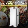 Commercial Industrial Electric Kitchen Hot Food Warming Cabinet 11 Layers Stainless Steel Body with Wheels for Hotel Restaurant