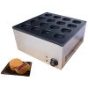 Commercial 16-Pcs Nonstick Electric Waffle Snack Baker New Red Bean Cake Maker Bread Cake Machine for Bakery Dessert Shop