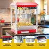1400W Commercial Electric Popper 10 oz Kettle Countertop Popcorn Maker 50 Cups/Batch 3-Switch Control Movie Theater Popcorn