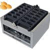 Commercial 12-Hole Taiyaki Fish Waffle Machine 1500 Watt Stainless Steel New Condition Electric Sale