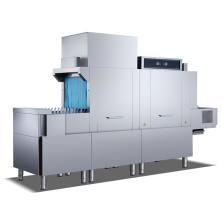 Industrial Commercial 380V Single-Tank Single-Rinsing Drying Conveyor Dishwasher Large LCD Display for Household Restaurant