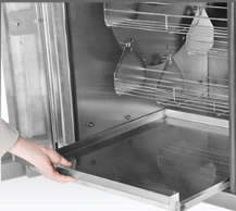 Commercial Stainless Steel Deluxe Automatic Rotary Hot Air Circulation Roasted Chicken Bakery Equipment Desktop Electric