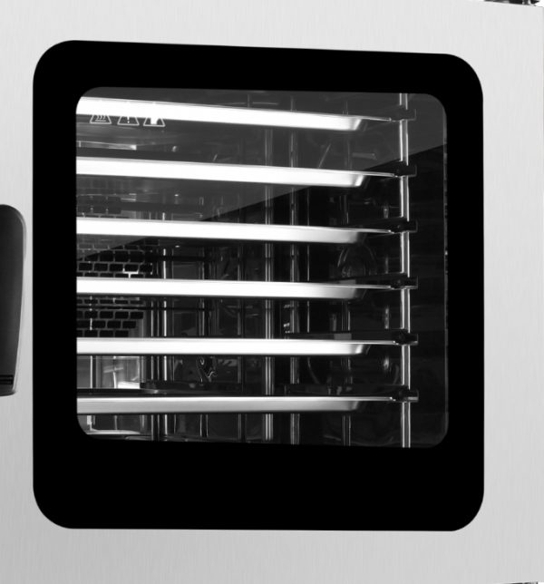 Commercial 6-Tray Multi-Function Combi Electric Oven Pull-Out Handheld Shower Sprayer for Hotels Chains Restaurants for Bakeries