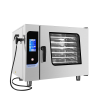 Commercial 9.4kW Touchscreen Electric Combi Steam Oven Type 6-Tray Stainless Steel High-Pressure Spray Gun for Bakery Use Hotels