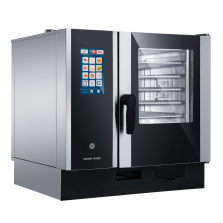 CPVKRY Commercial 4-Tray Stainless Steel Rack Intelligent Electric Universal Steam Oven for Bakery Use Baking Oven