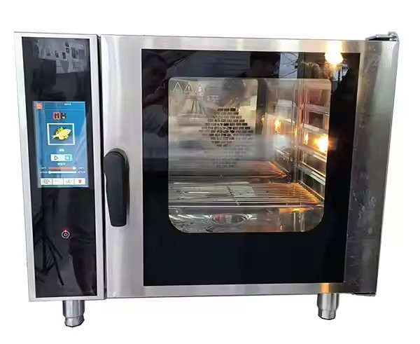 Commercial Intelligent 6-Layer Universal Steaming & Baking Oven with Self-Cleaning Touch Screen Industrial Electric Steam Oven