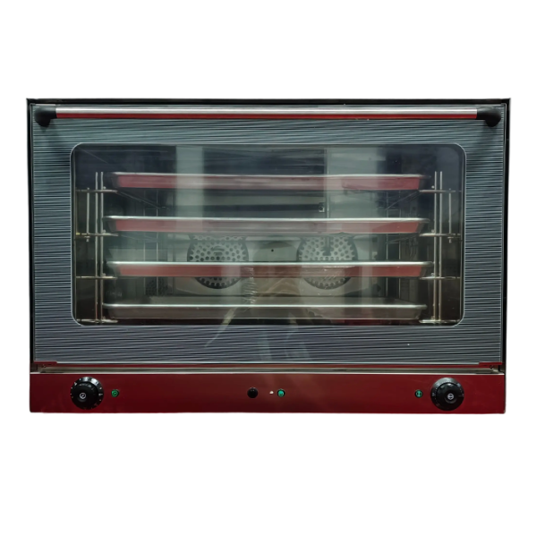 4-Tray Commercial Household Kitchen Electric Mini Oven Automatic Hot Air Circulation Convection for Baking Bread Nuts Bakery