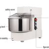 New 15L Commercial Industrial Stainless Steel Spiral Dough Mixer Non-Stick for Noodle & Bread for Baking & Pastry Chef
