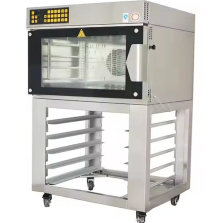 Industrial Commercial 4 Deck Holder Design with Stainless Steel Hot air Stove Electric Hot air Convection Steam Oven with Rack