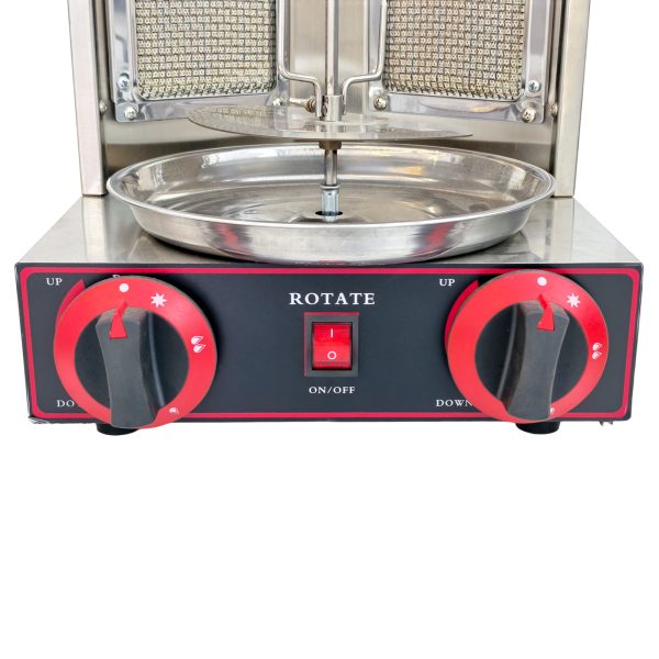 Commercial Fully Automatic Stainless Steel Gas Rotary Chicken Grills for Bakery Brazilian Barbecue Turkey-Small Barbecue