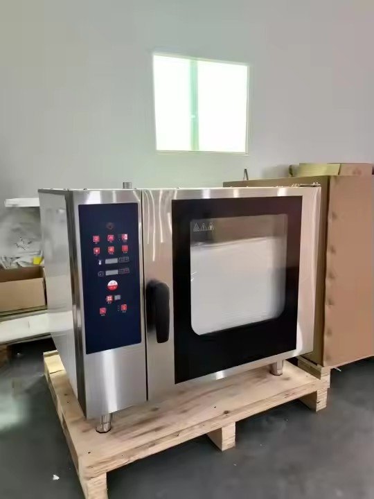 Professional 380V 6-Layer Commercial Electric Combi Oven Steamer for Bakery Industrial Kitchen Combi Steam Oven Wholesome Supply