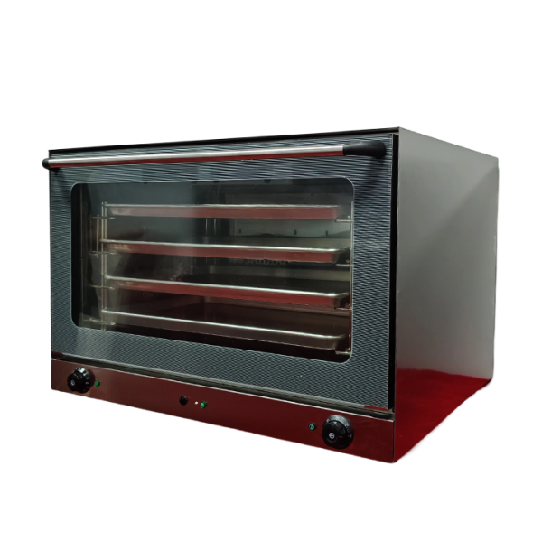 4-Tray Commercial Household Kitchen Electric Mini Oven Automatic Hot Air Circulation Convection for Baking Bread Nuts Bakery