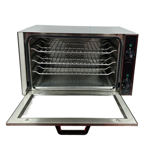 Small Mini Electric Household Kitchen Convection Oven 3 Trays Automatic Hot Air Circulation Easy Cleaning for Bakeries