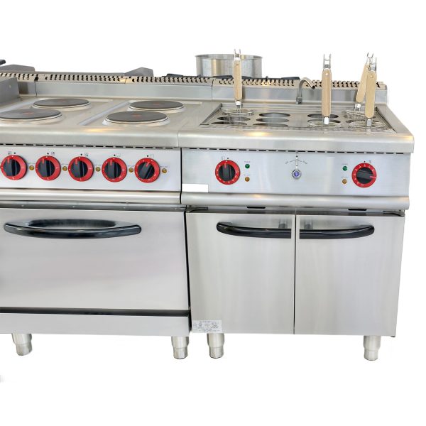 Commercial Electric Multi-Purpose Cook Combo Heating Stove Vertical Gas Noodle Cooking Soup Noodle Oden Spicy Hot Pot Household