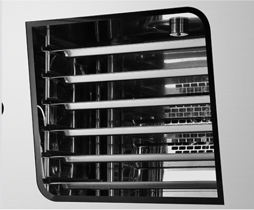 Commercial 5.2kW Electric Combi Steam Oven with 5-Tray & Convenient Button Operation for Bakery Use with Cooking Memory Menu