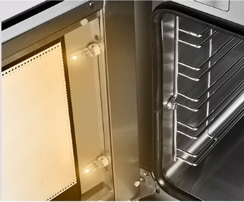 Commercial Industrial 120L 5 Tray manufacturer High Temperature Combi Steam Oven Mot Electric With Heat Dissipation Hole Design