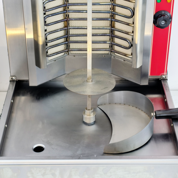 Commercial Electric Doner Kebab Machine for Bakery Use Automatic Rotating Turkey Shawarma Barbecue Uniform Heating Beef Pork