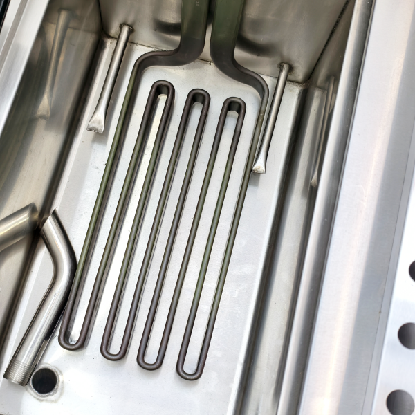 Commercial Stainless Steel Deep Fryer Machine with 2 Tanks Easy to Clean for Chicken Potato Chips New Condition