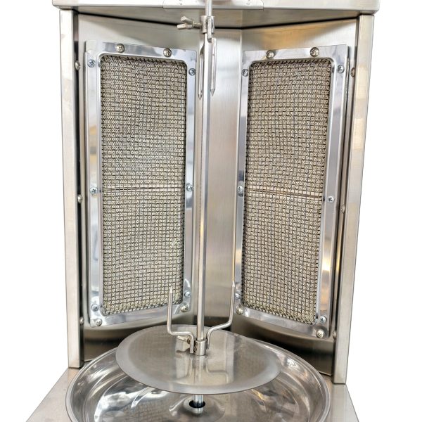 Commercial Fully Automatic Stainless Steel Gas Rotary Chicken Grills for Bakery Brazilian Barbecue Turkey-Small Barbecue