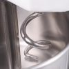 Commercial Industrial Non-Stick Spiral Dough Kneader Stainless Steel Flour Mixer for Hotels and Coffee Shops New Design