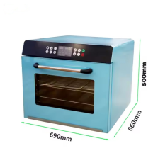 Professional Commercial Four Layer Hot Air Circulating Drying Oven with Intelligent LED Screen Electric Equipment for Bakery Use