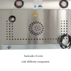 Industrial Commercial 4 Deck Holder Design with Stainless Steel Hot air Stove Electric Hot air Convection Steam Oven with Rack