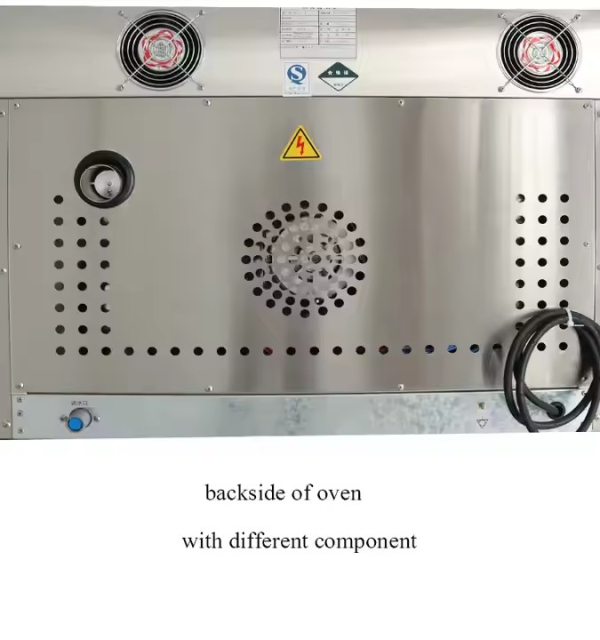 Industrial Commercial 4 Deck Holder Design with Stainless Steel Hot air Stove Electric Hot air Convection Steam Oven with Rack