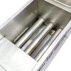 Commercial Single-Cylinder Stainless Steel Gas Deep Fryer Large-Capacity Fried Chicken Stove for Countertop New Condition
