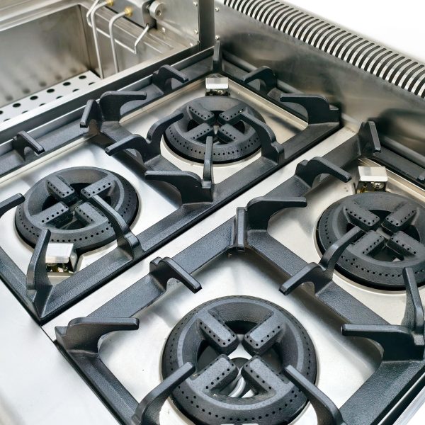 Commercial 6-Burner Gas Range with Large Oven (JGH-997A / JGH-797A Series)
