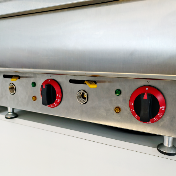 Commercial Stainless Steel Deep Fryer Machine with 2 Tanks Easy to Clean for Chicken Potato Chips New Condition