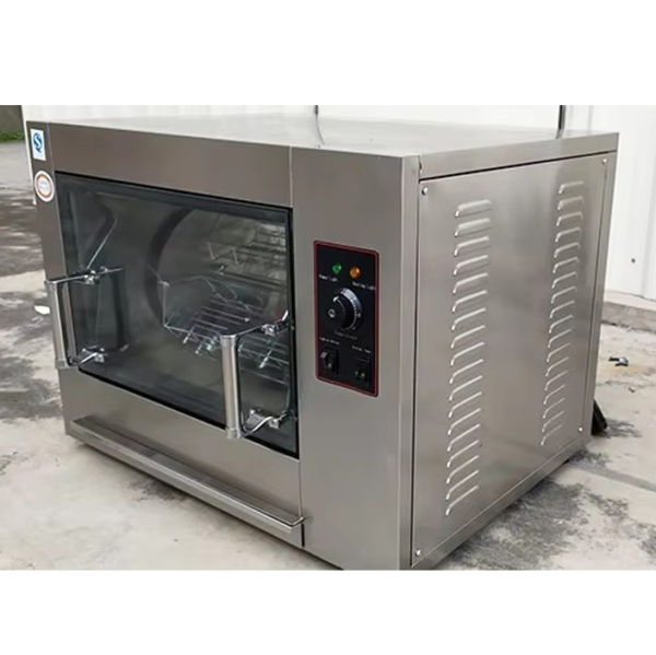 Commercial Stainless Steel Desktop Oven Industrial Automatic Rotary Hot Air Circulation Roasted Chicken Bakery Equipment