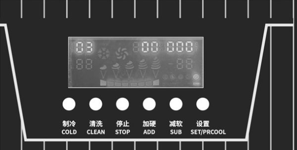 High Quality Commercial 3 Flavors Tabletop Ice Cream Machine Real Fruit DIY Mixing Design Best Price for Household Use