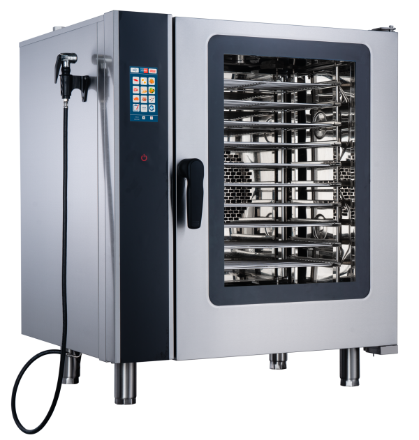 Industrial 10-Layer Stainless Steel Rack Intelligent Electric Combi Steam Oven Touch Screen for Restaurant Food Factories-New