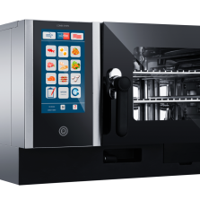 Commercial Intelligent 2-Tray Nonstick Rack Humanized Saving Smart Combi Steam Oven with Touch Screen Esay Maintenance for Hotel