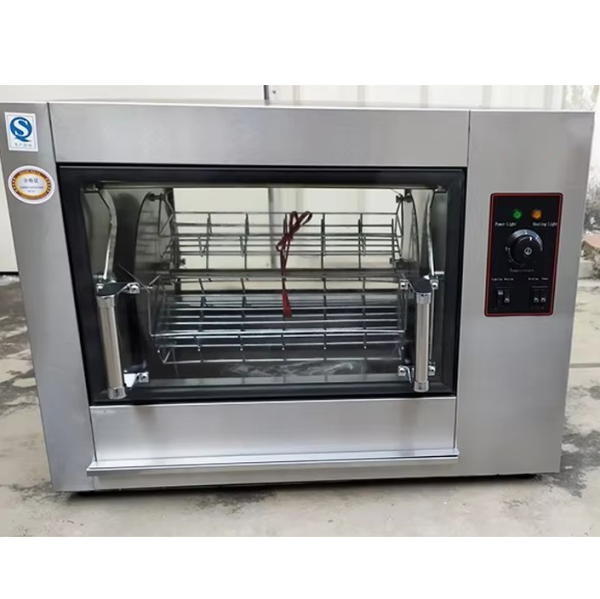 Commercial Stainless Steel Desktop Oven Industrial Automatic Rotary Hot Air Circulation Roasted Chicken Bakery Equipment