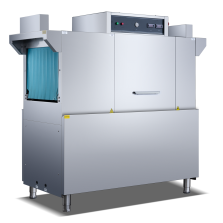 Commercial Hotel Dishwasher Automatic Induction Conveyor Belt Tableware Washing Energy Saving Stainless Steel Housing Electric