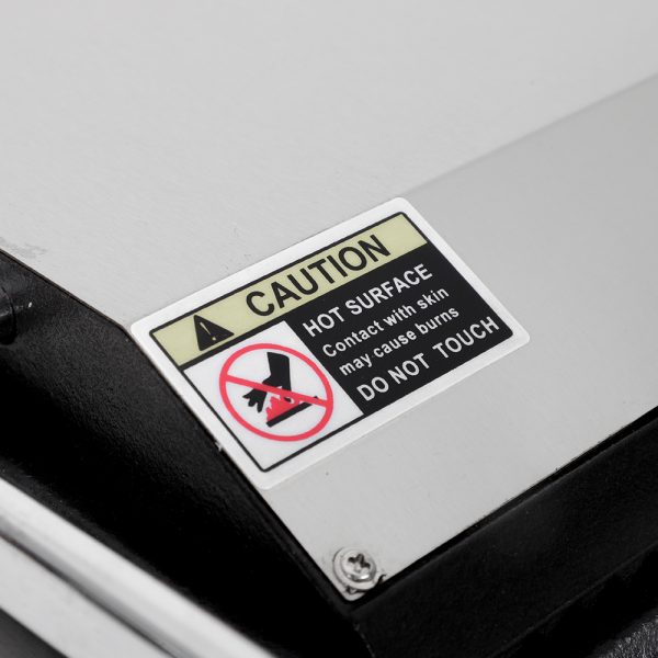 Commercial Industrial Electric Non-Stick Stainless Steel Single Board Contact Grill Mini Pit Bottom Flat Panini New