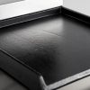 Commercial Electric Non-Stick Stainless Steel Single Board Flat Pressure Plate Panini Grill Durable Rubber Handle New Condition