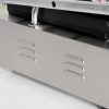 Commercial Electric Non-Stick Stainless Steel Single Board Flat Pressure Plate Panini Grill Durable Rubber Handle New Condition