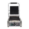 Professional Commercial Electric Sandwich Press Contact Panini Toaster Grill Maker Single Board Full Pit Panini Contact Grill