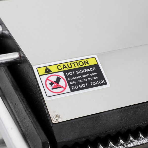 Professional Commercial Electric Sandwich Press Contact Panini Toaster Grill Maker Single Board Full Pit Panini Contact Grill