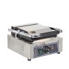 Professional Commercial Electric Sandwich Press Contact Panini Toaster Grill Maker Single Board Full Pit Panini Contact Grill
