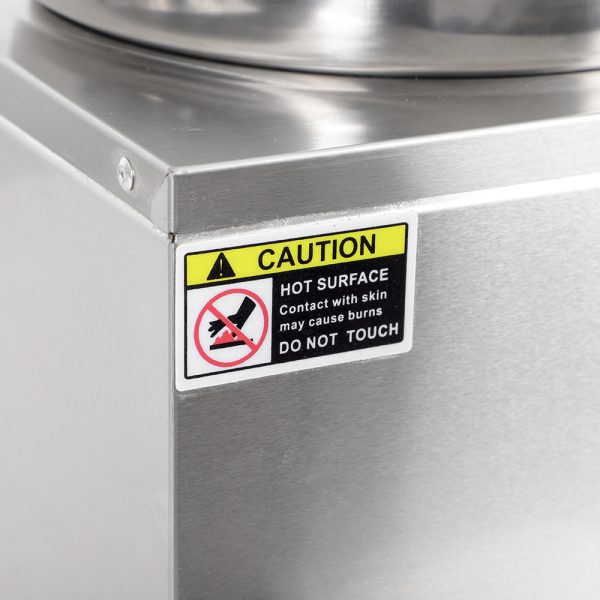 Commercial New Electric Sauce Warmer Dispenser Non-Stick Hot Cheese Chocolate Pistachio Fruit Sauce Warmer Easy to Clean