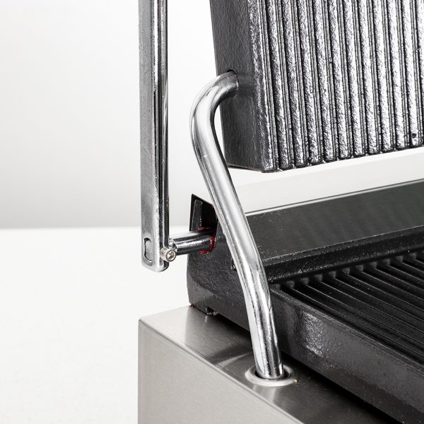 Commercial Kitchen Equipment Industrial Stainless Steel Electric Panini Sandwich Press Grill Temperature Control New Condition